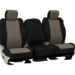 Custom Fit Spacermesh Seat Cover - Taupe with Black