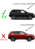 OE Privacy Passenger Right Side Vent Window Vent Glass Compatible with Jeep Compass 2007-2016 Models/Compass MK 2017 Models - Image 2