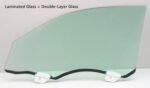 Laminated Driver Left Side Front Door Window Door Glass Compatible with Chrysler 200/ Dodge Avenger 4 Door Sedan 2011-2014 Models - Image 2