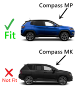 Passenger Right Side Rear Door Window Door Glass Compatible with Jeep Compass MP 2017-2022 Models (Not For Compass MK) - Image 3