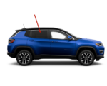 Passenger Right Side Rear Door Window Door Glass Compatible with Jeep Compass MP 2017-2022 Models (Not For Compass MK) - Image 2