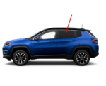 OEM Driver Left Side Rear Door Window Door Glass Compatible with Jeep Compass MP 2017-2023 Models (Not For Compass MK) - Image 3