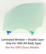 OEM Laminated Driver Left Side Front Door Window Door Glass Compatible with Ram 1500 Pickup 2019-2024 Models (Not For 1500Classic) - Image 2