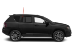 OE Privacy Passenger Right Side Vent Window Vent Glass Compatible with Jeep Compass 2007-2016 Models/Compass MK 2017 Models - Image 3