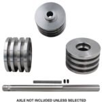 Edge Roller Die Large "Flat Bar Rolled The Hard Way" Works With Material That Is 5/16" 3/8" & 7/16" Thick and up to 2.5" Tall.