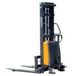 EKKO EA15B Semi-Electric Straddle Stacker 3300lbs. Cap., 119.4" Height - Image 2