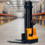 EKKO EB12E Full Powered Straddle Stacker 2640lbs. Cap., 119.4" Height - Image 2