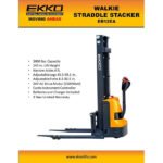 EKKO EB12EA Full Powered Straddle Stacker 3000 lb Cap., 145.67" Height - Image 3