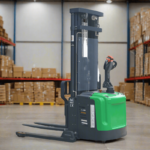 EKKO EB16EAS-189Li Straddle Stacker 4400 lb Cap., 189" Height, SIDE-SHIFT