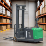 EKKO EK14S-189LI Lithium Counterbalanced Walkie Stacker SIDE-SHIFTING