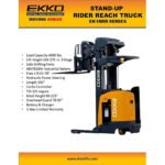 EKKO EK18RRL Stand-Up NA Reach Truck 4000 lb Cap., 196"Lift Ht. - Image 3