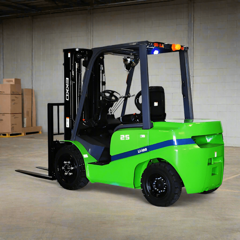 EKKO-EK25GT-LI-Forklift EKKO EK25GT-LI 4 Wheel Electric Forklift, 5000 lbs Cap., 185" Lift Ht - Image 1