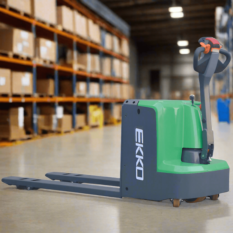 EKKO-EP18LI-Pallet-Jack EKKO EP18LI Lithium Iron Walkie Pallet Jack 4000 lb Capacity - Image 1
