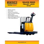 EKKO EP30A Rider Pallet Jack 6600lbs. Capacity - Image 3
