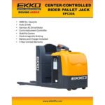 EKKO EPC30A Center-Controlled Rider Pallet Jack 5000lbs. Capacity - Image 3