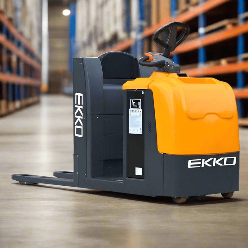 EKKO-EPC30A-Center-Controlled_Rider_Pallet_Jack EKKO EPC30A Center-Controlled Rider Pallet Jack 5000lbs. Capacity - Image 1