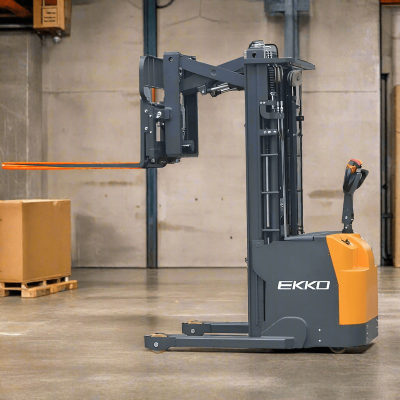 EKKO-ER15_-Walkie-Reach-Truck EKKO ER15 Walkie Reach Truck 3300 lb Cap., 177" Height, Side Shift - Image 1