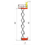 EKKO ES60E Aerial Work Platform Lift Height 19' (228'') - Image 4