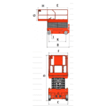 EKKO ES80E Aerial Work Platform Lift Height 26.2' (315'') - Image 5