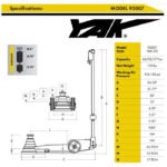 ESCO 92006 Yak 33-66 Ton Air Hydraulic Jack - Image 4