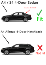 Heated Back Window Back Glass Compatible with Audi A4/ S4/ 4 Door Sedan 2017-2022 Models - Image 3
