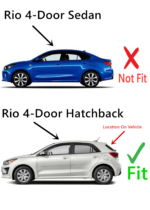 Heated Back Tailgate Window Back Glass Compatible with Kia Rio Rio5 4 Door Hatchback 2018-2023 Models - Image 3