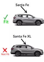 Heated Back Window Back Glass Compatible with Hyundai Santa Fe 2019-2023 Models - Image 3