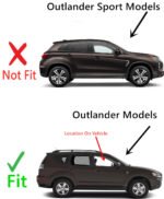 Passenger Right Side Front Door Window Door Glass Compatible with Mitsubishi Outlander 2007-2013 Models - Image 2