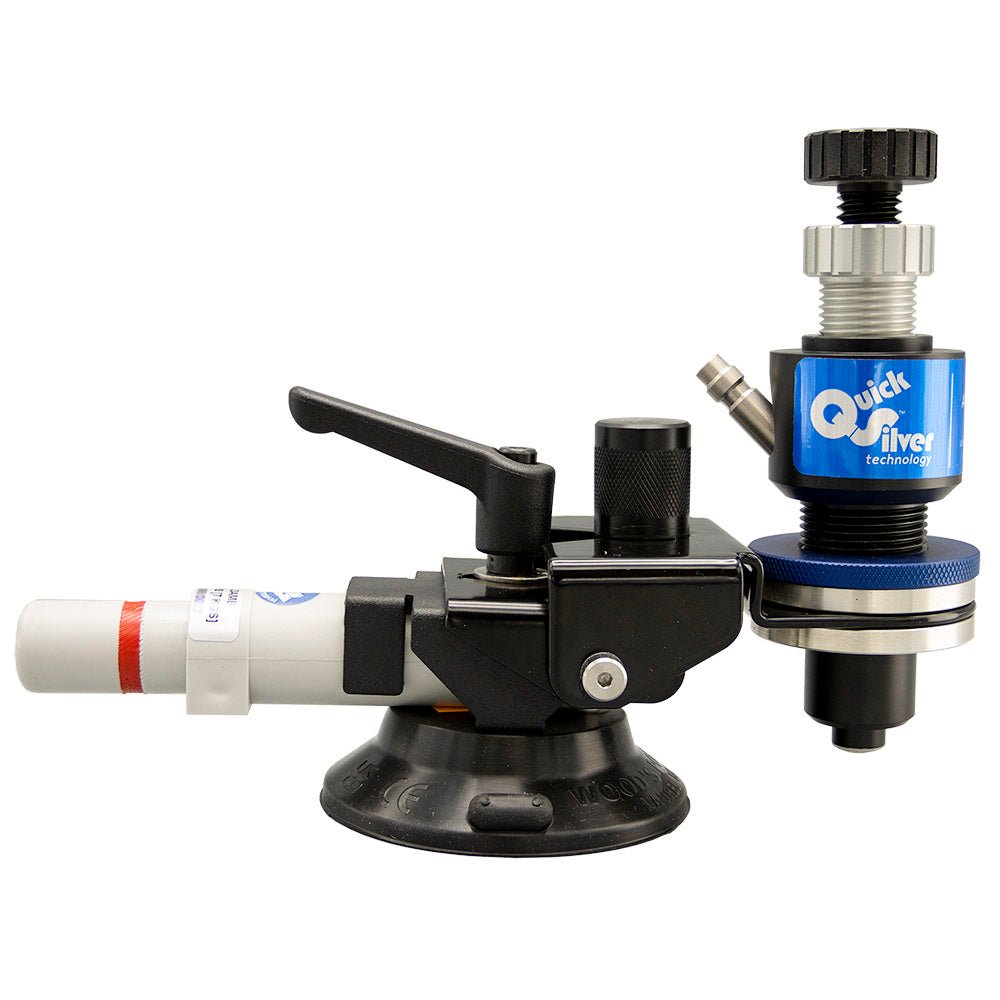 FIX4550-1 AEGIS QuickSilver™ Repair Fixture with Injector Assembly: Patented Windshield Repair System for Fast, Effective Repairs on All Curvatures – Durable Steel & Aluminum Construction - Image 1