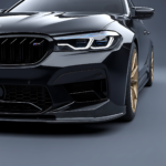 BMW M5 F90 LCI 2021+ Front Lip Spoiler — Carbon Fiber / Forged Carbon / FRP Chin Splitter Diffuser