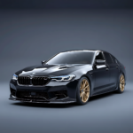 BMW M5 F90 LCI 2021+ Front Lip Spoiler — Carbon Fiber / Forged Carbon / FRP Chin Splitter Diffuser - Image 3