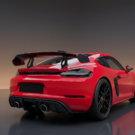 Porsche 718 (982) Cayman/Boxster GT4 RS-Style Carbon Fiber Wing Spoiler - Image 4