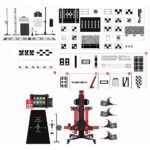 Autel IA700AST ADAS All-Systems Calibration System with MS909 Tablet – Professional Full-Coverage ADAS Camera, Radar & Lidar Calibration Kit for US/Asian/European Vehicles