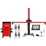 Autel IWA500ACT MaxiAlign Wheel Alignment System with Wireless Tablet, Six-Camera Mobile Frame & Storage Cabinet