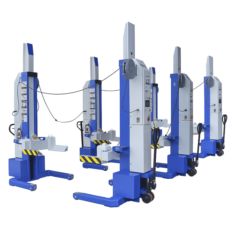 Ideal_MSC-13K-B-678_13_000lb_Mobile_Column_Lift_1 iDEAL 13,000 lbs Mobile Column Lift, 6 Pack, Adjustable SKU MSC-13K-B-678 - Image 1