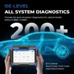 TOPDON Phoenix Lite 2 Automotive Scan Tool – 8” Android Tablet, OE-Level Full-System Diagnostics, Bi-Directional Control, Online Coding, Wireless Bluetooth VCI, FCA Gateway Access, 35 Maintenance Services, 200+ Vehicle Coverage - Image 3