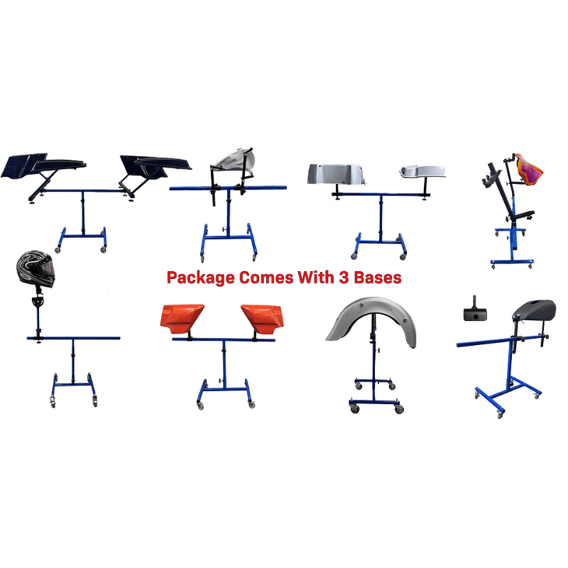 Lift-King-MCPSP-MotorcyclePaint-Stand-Package Lift King MCPSP Motorcycle Paint Stand Package - Image 1