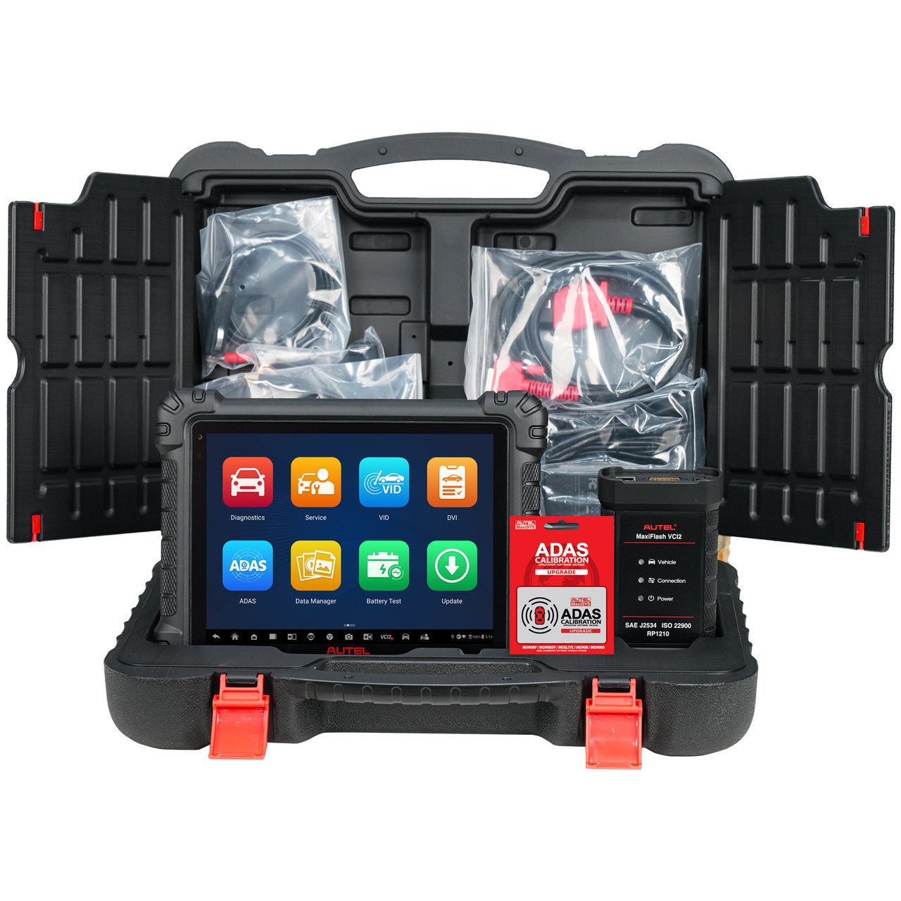 MS909S2ADAS_kit__36478 Autel MaxiSYS MS909S2 Diagnostic Tablet with ADAS Calibration Software, J2534 MaxiFlash VCI2, OE Diagnostics & Bi-Directional Control - Image 1