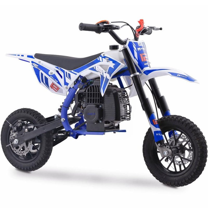 MT-DB-52cc-Villain_Blue MotoTec Villain 52cc 2-Stroke Kids Gas Dirt Bike - Image 1