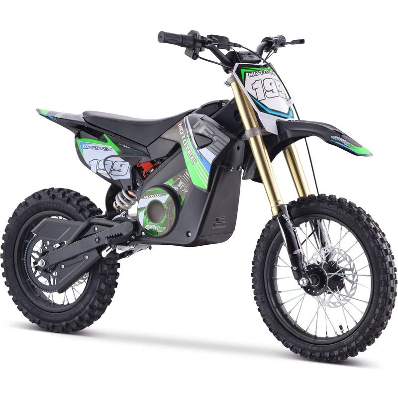 MT-Dirt-Pro-1500_Green MotoTec 48v Pro Electric Dirt Bike 1600w Lithium - Image 1