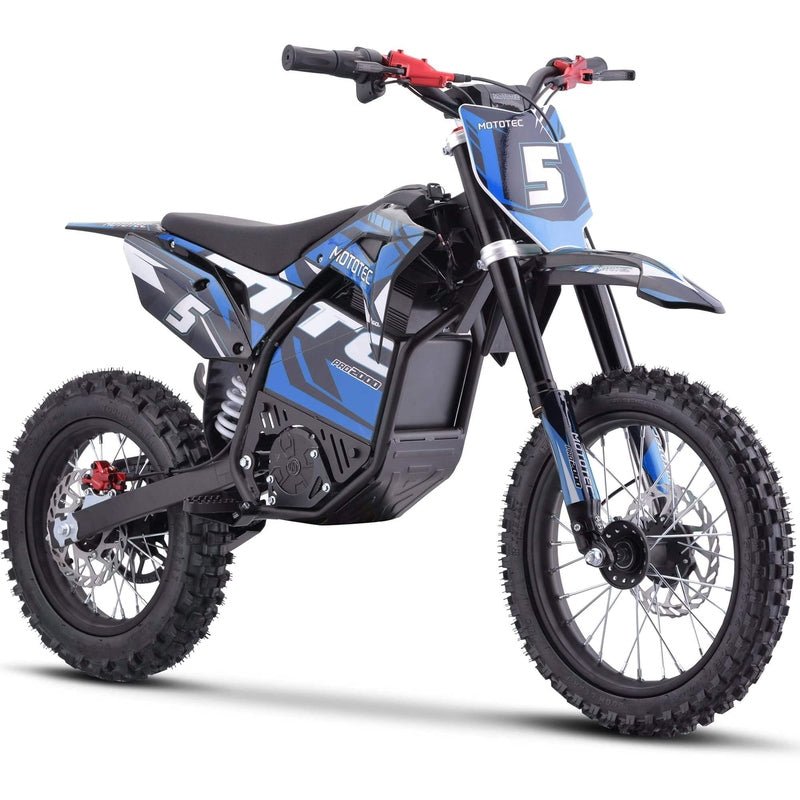 MT-Dirt-Pro-2000_Blue MotoTec 60v Pro Electric Dirt Bike 2000w Lithium - Image 1