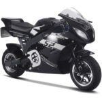 MotoTec 1000w 48v Electric Superbike Black - Image 2