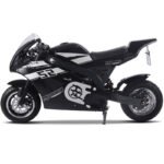 MotoTec 1000w 48v Electric Superbike Black - Image 6
