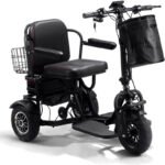 MotoTec Folding Mobility Electric Trike 48v 1000w Dual Motor Lithium Black - Image 2