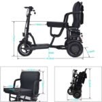 MotoTec Folding Mobility Electric Trike 48v 700w Dual Motor Lithium Black - Image 20