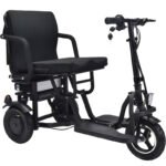 MotoTec Folding Mobility Electric Trike 48v 700w Dual Motor Lithium Black - Image 2