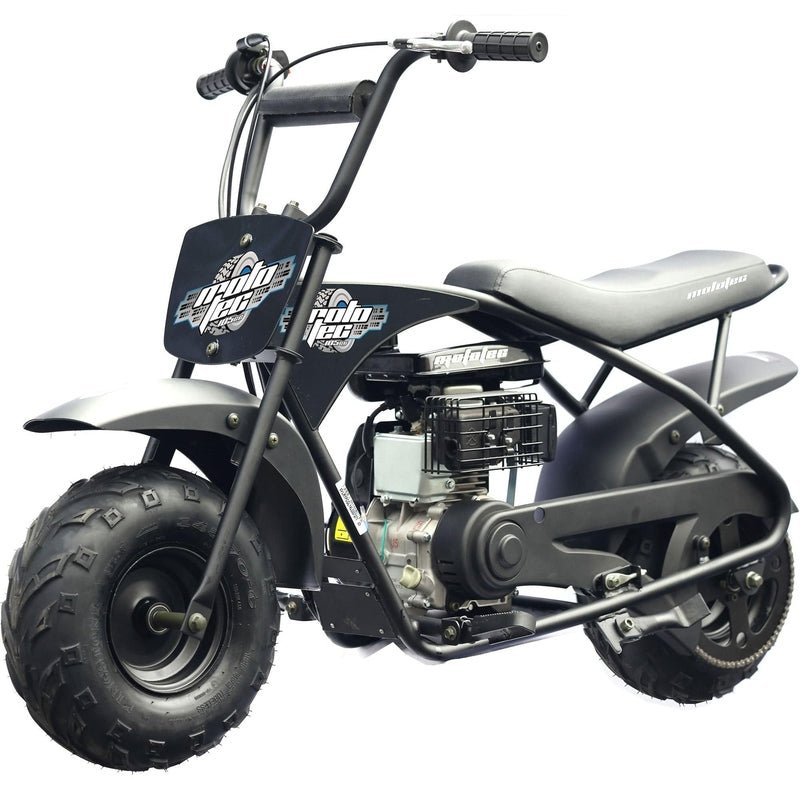 MT-MiniBike-105cc_Black MotoTec 105cc 3.5HP Gas Powered Mini Bike - Image 1