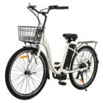 Ecotric 26inch Peacedove Electric City Bike with Basket and Rear Rack - Image 8