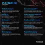 ThinkCar Platinum S8 - 8" Advanced Professional Automotive Diagnostic Tool with 28 Maintenance Functions And Special OE-Level Features - Image 12