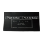 Paint Code Sticker - 911 | Boxster | 1997-2004